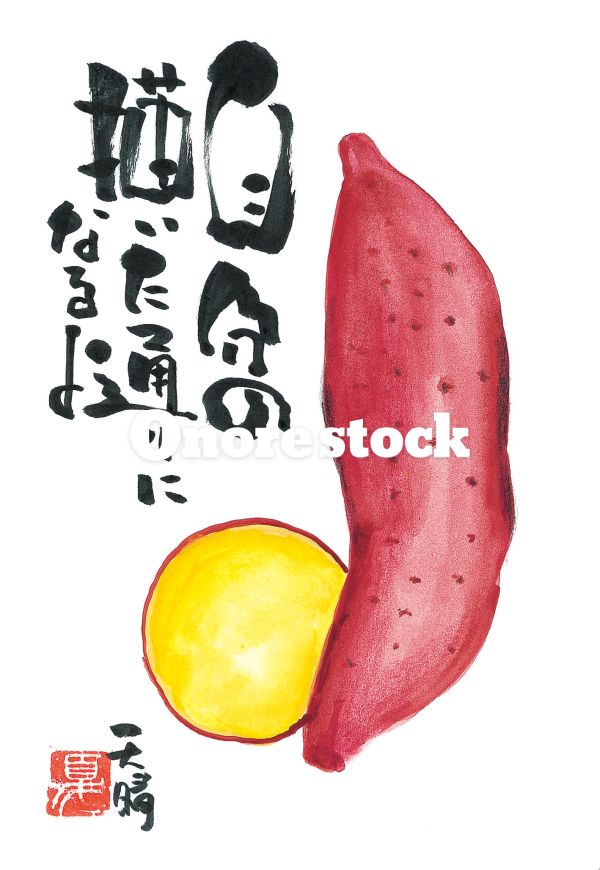 薩摩芋　自分の描いた通りになるよ　天晴