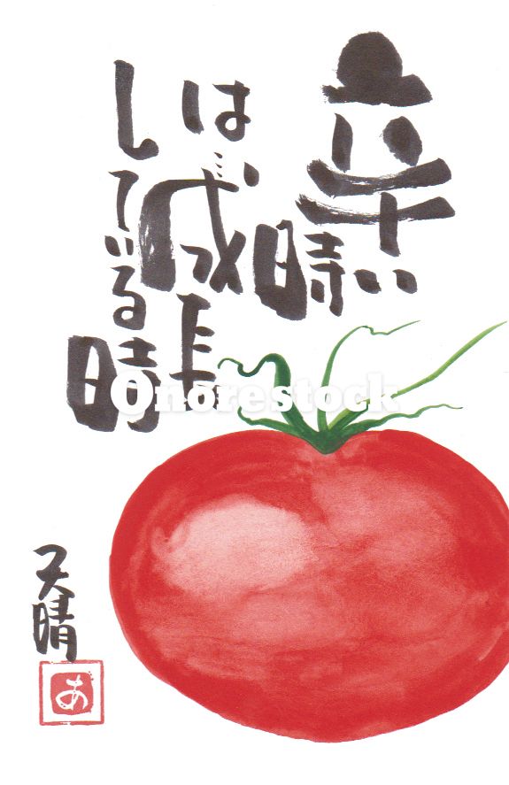 トマト　辛い時は・・・成長している時　天晴